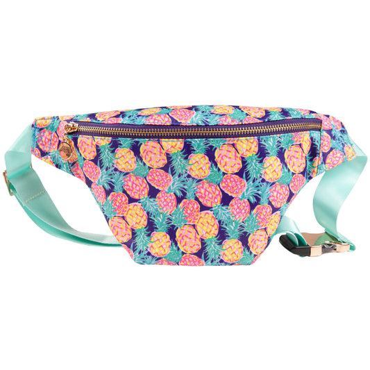Pineapple Pattern FANNY PACK Bag - SIMPLY SOUTHERN COLLECTION - 0123-PRPBAG-FANNY-PTN-PNEPPL
