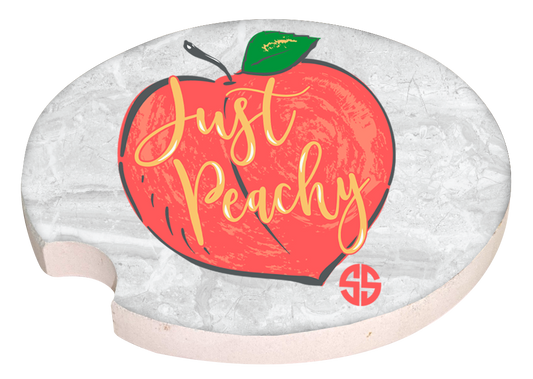 JUST PEACHY - SIMPLY LIFE CAR COASTER BY SIMPLY SOUTHERN COLLECTION
