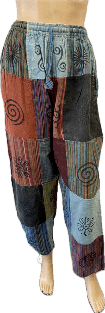 Block Print Patch Trouser