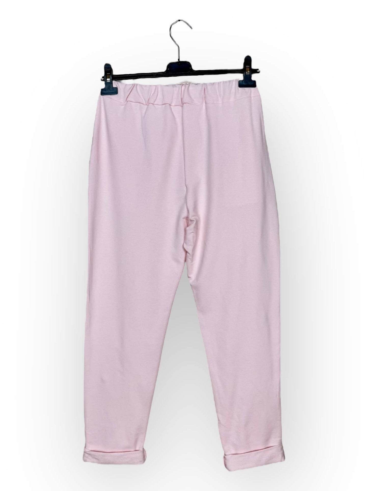 Cotton jogger pants with pockets Casual Made in Italy