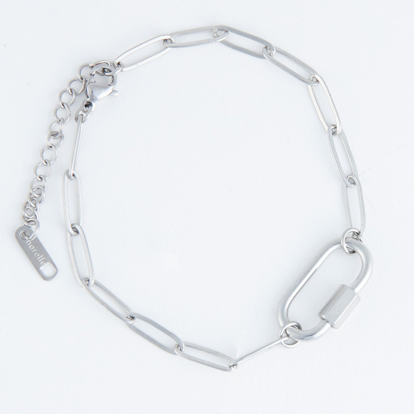 Narelle Waterproof Paperclip Chain Carabiner Bracelet