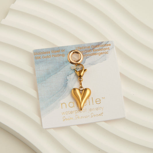 Narelle Waterproof Heart Charm