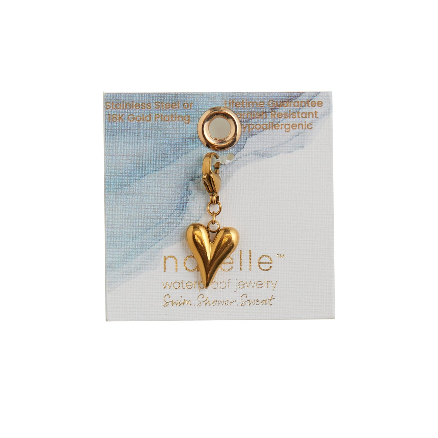 Narelle Waterproof Heart Charm