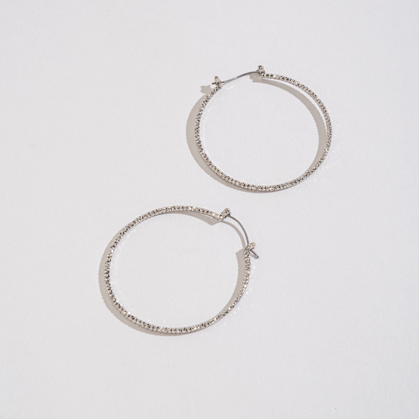 Textured Hoop Earrings