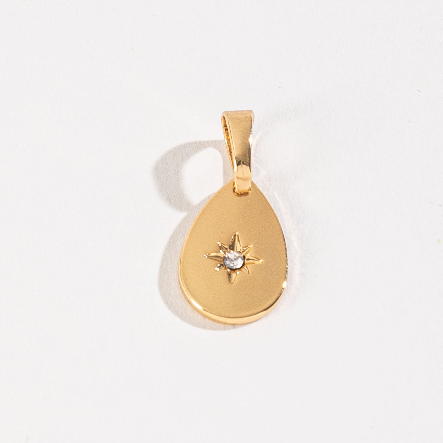 Layering Teardrop Star Pendant Charm