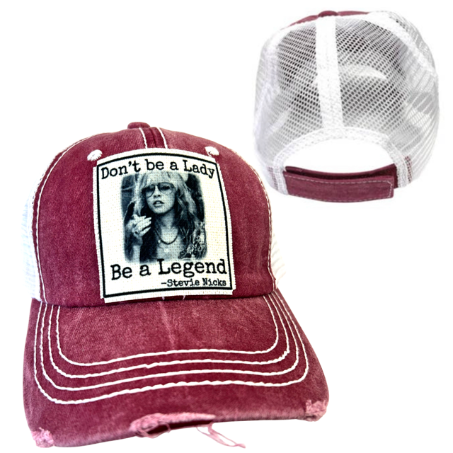 DON'T BE A LADY  | UNISEX HAT | DISTRESSED