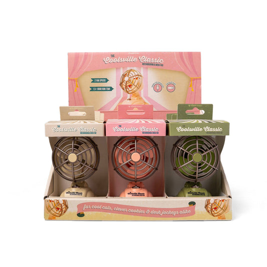 Modern Monkey The Coolsville Rechargeable Desk Fan