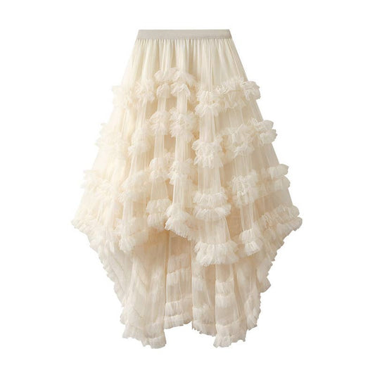 Ruffle tiered skirt