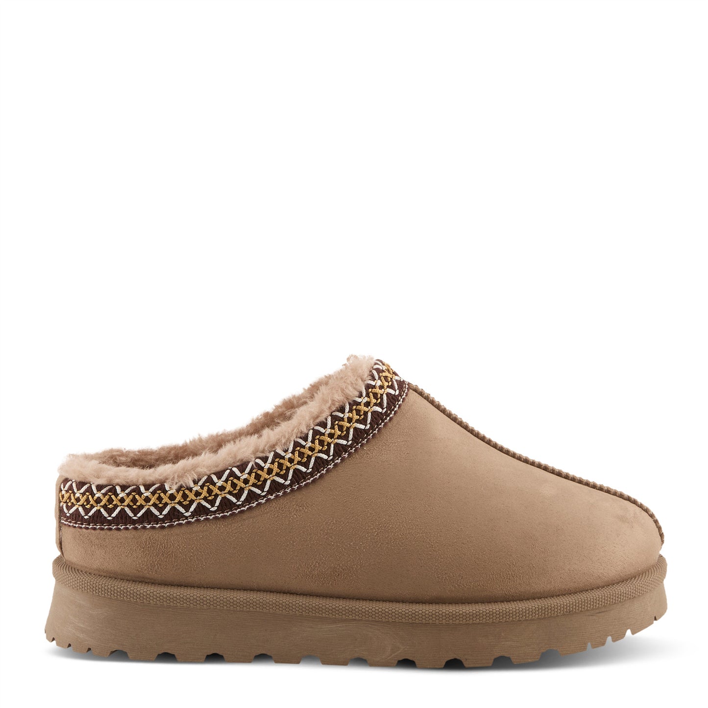 Alexon Taupe Classic Slip On Clog by Flexus