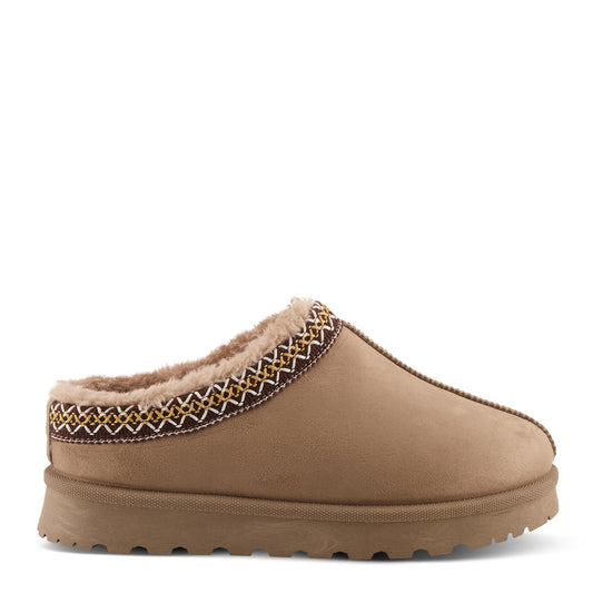 Alexon Taupe Classic Slip On Clog by Flexus
