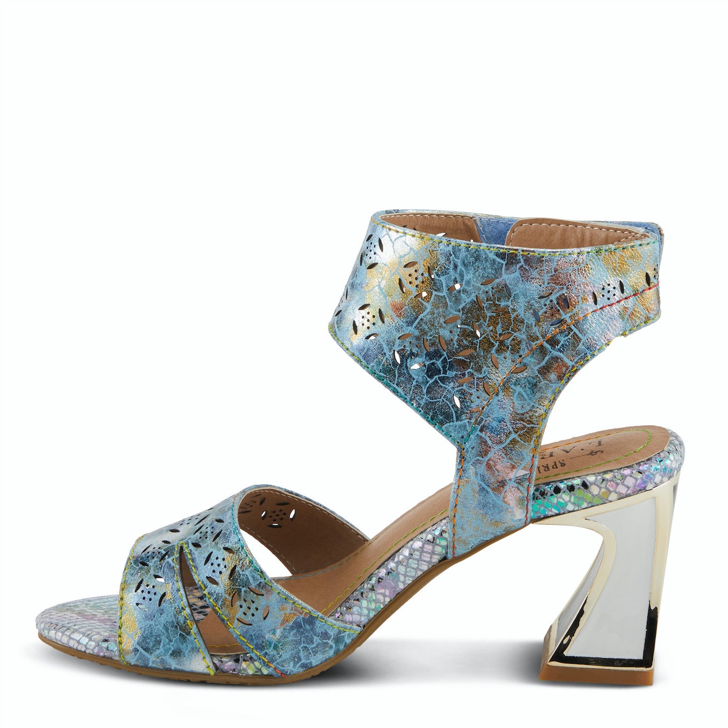 Poster Metal Blue Multi Leather by Spring Step