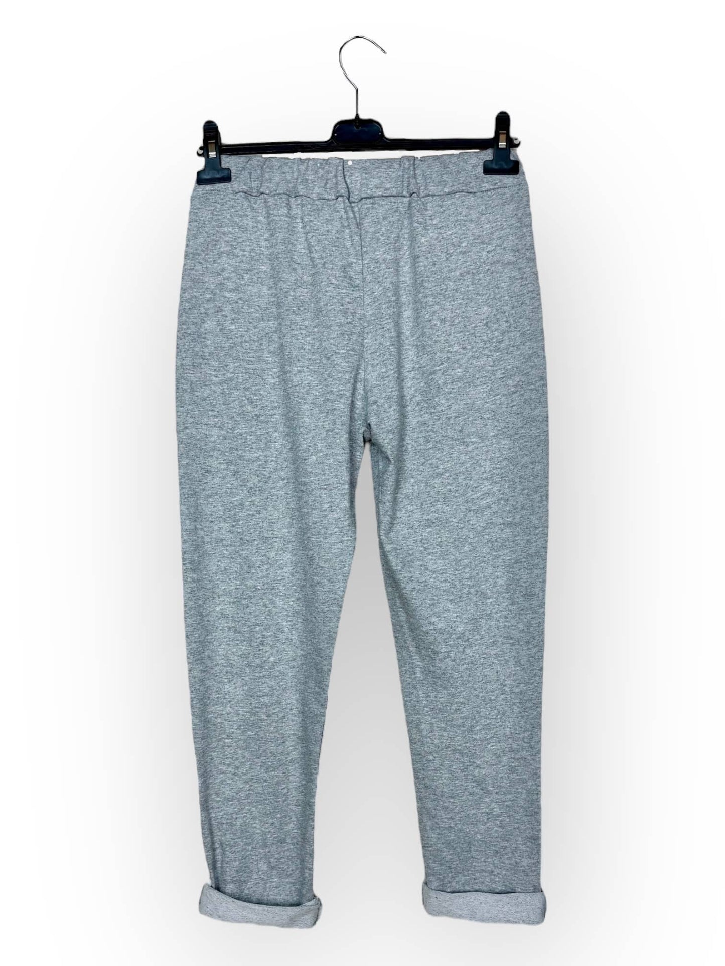 Cotton jogger pants with pockets Casual Made in Italy