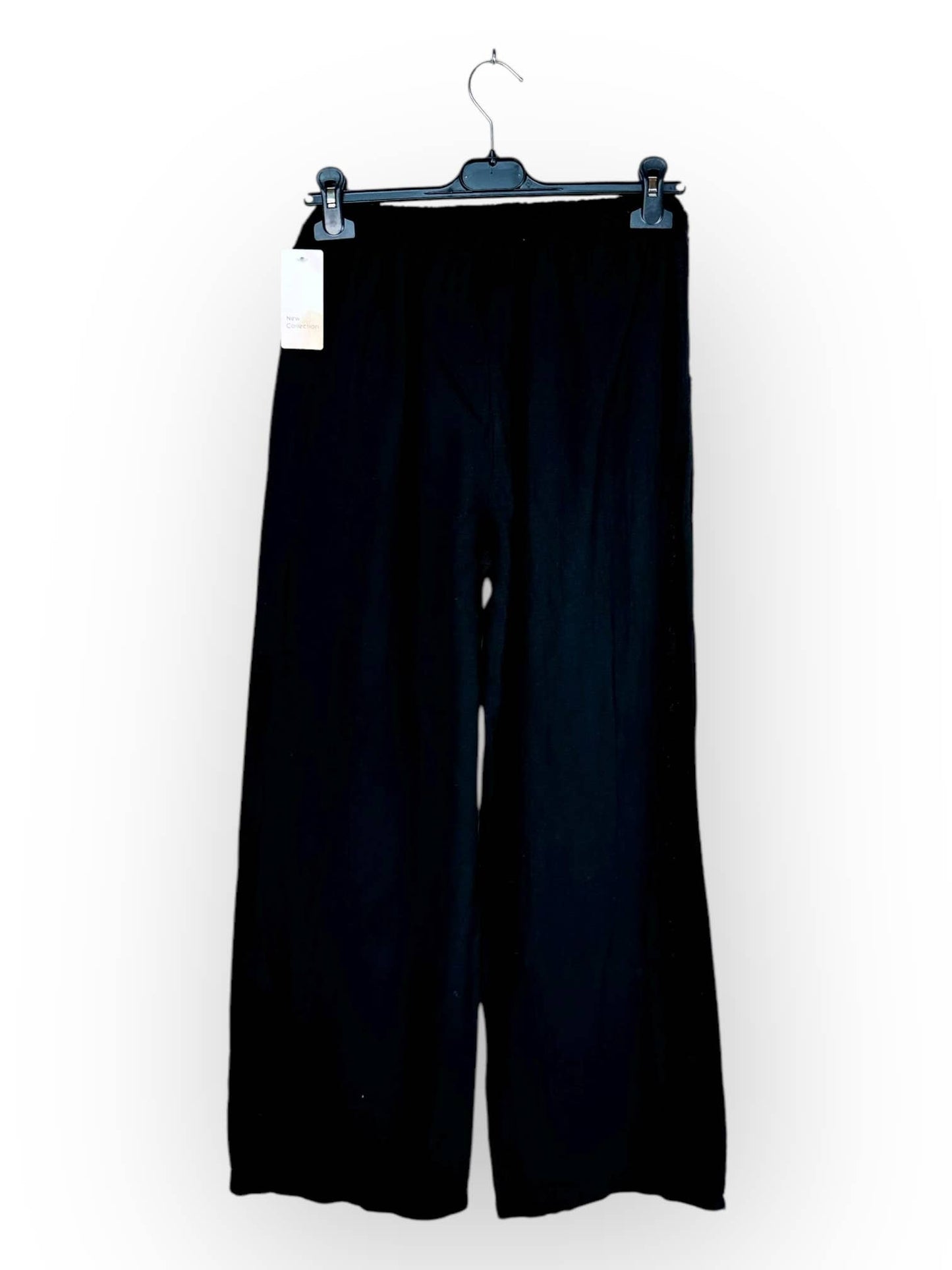 PLAIN LINEN AND COTTON PANTS Made in Italy