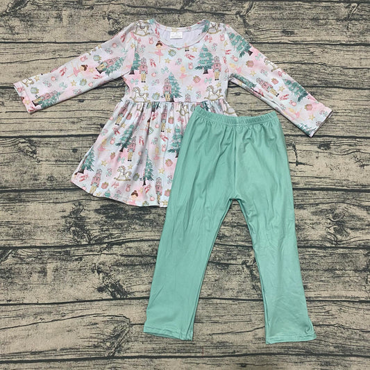 Mint Nutcracker two Piece set