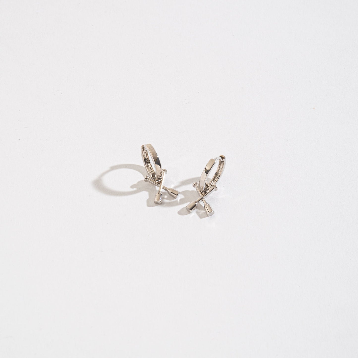 Nautical Themed Charm Hoop Earrings
