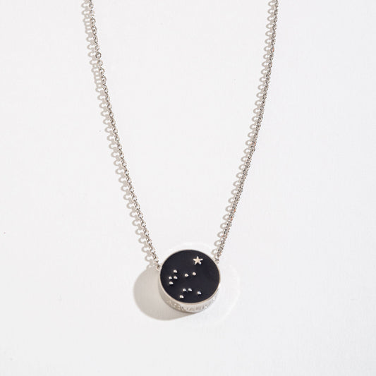 Zodiac Constellation Pendant Necklace