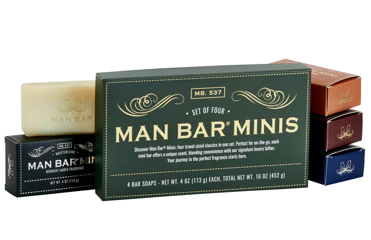 Man Bar Mini 4pc Gift Set by San Francisco Soap Co.