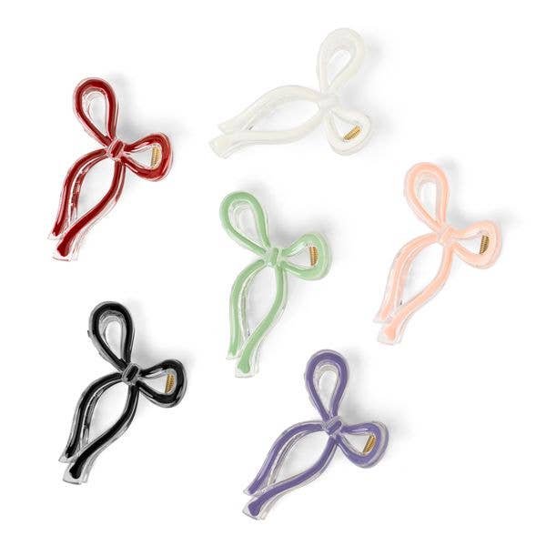 Very Demure Bow Hair Clip - Crush