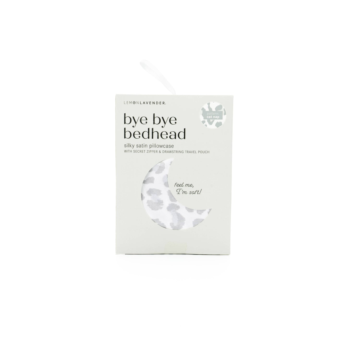 Printed Silky Satin Pillowcase Open Stock -  Lemon Lavender