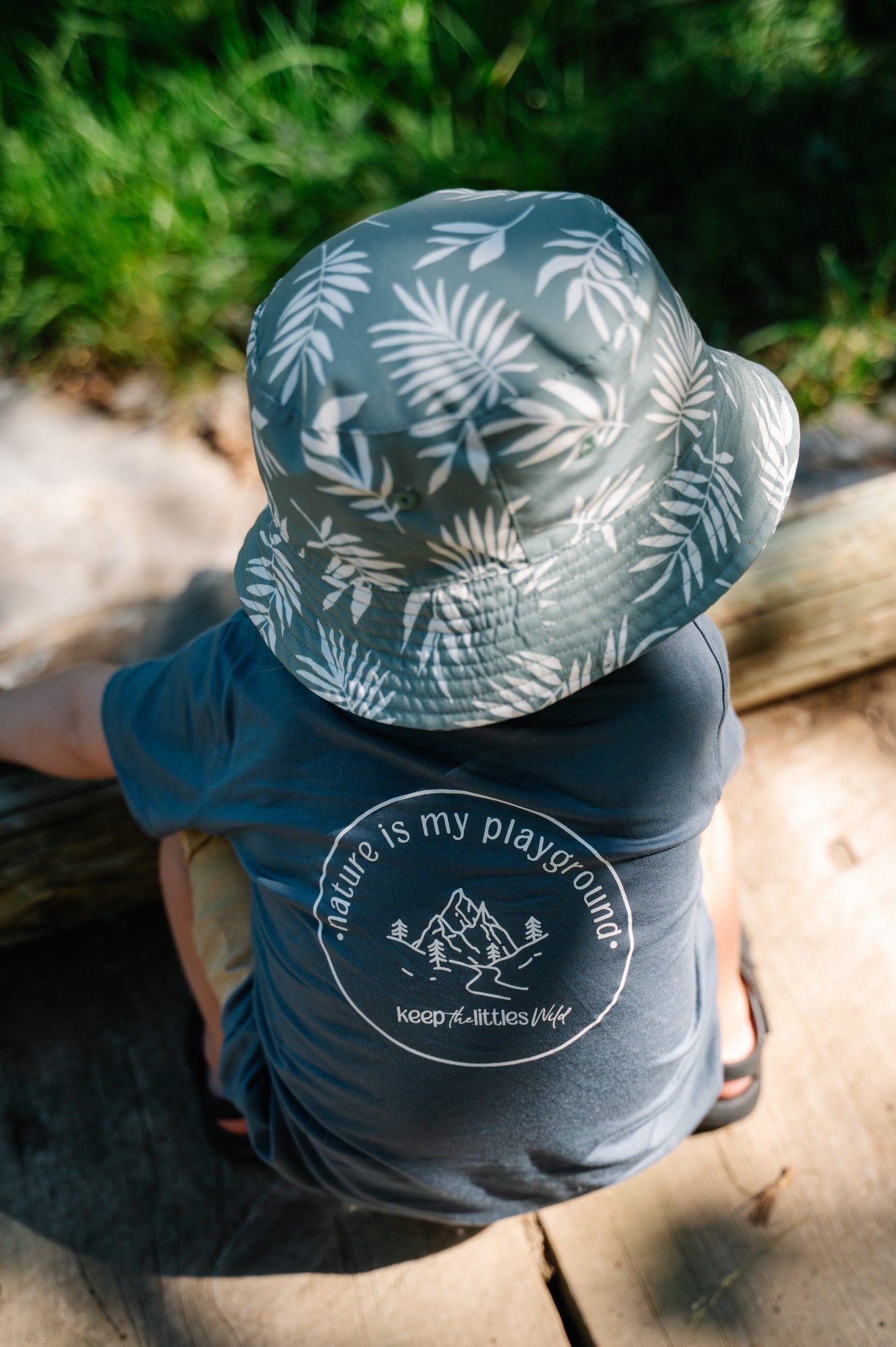 Blue bamboo nature is my playground Tee