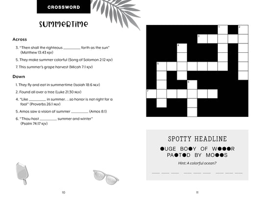 Jumbo Bible Summer Word Games Barbour Publishing, Inc.