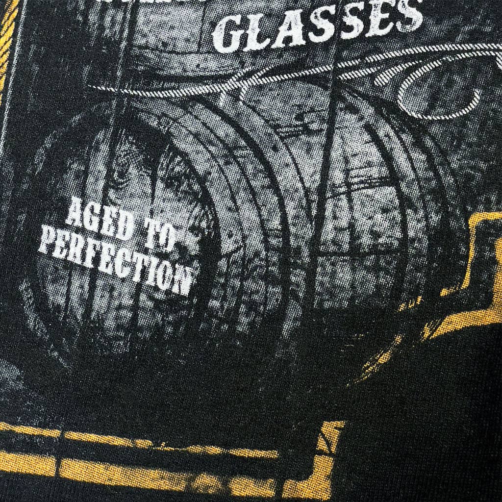 Old Whiskey Rules - See The World Through Whiskey Glasses. Aged To Perfection!" Old Guys Rule