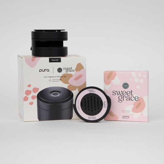 Bridgewater + Pura Car Diffuser Set with Sweet Grace
