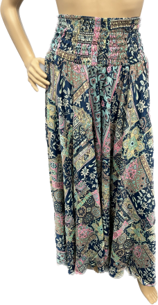 Silk Pants with Flare