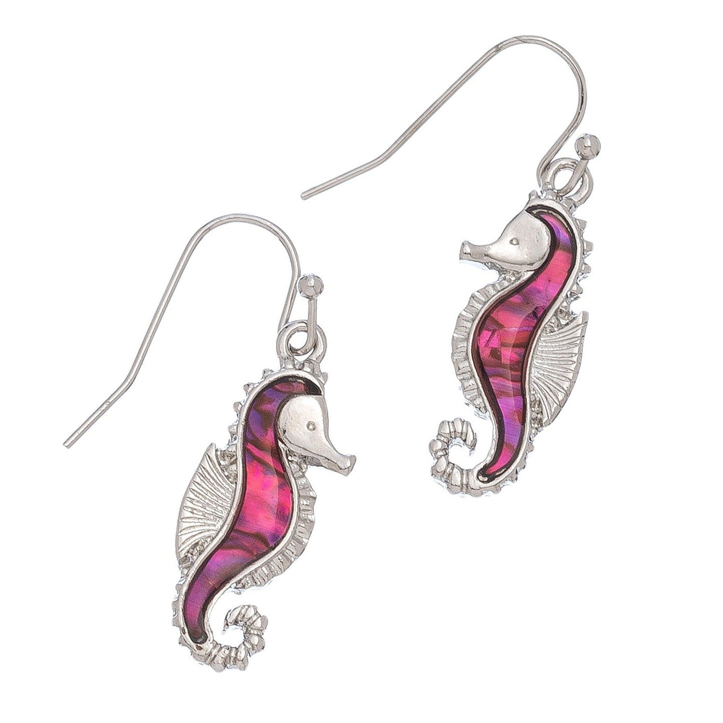 Abalone Icon Drop Earrings