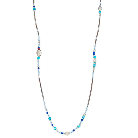 Beaded Multi-Row 38" Necklace
