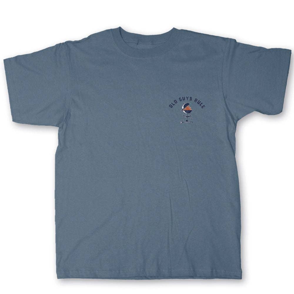 American BBQ Smokin' Hot & Seasoned To Perfection Men's Old Guys Rule -