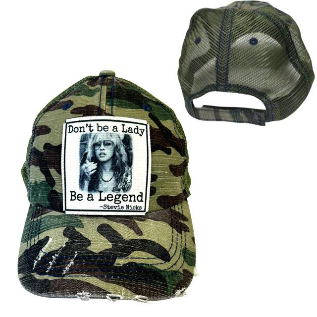 DON'T BE A LADY  | UNISEX HAT | DISTRESSED