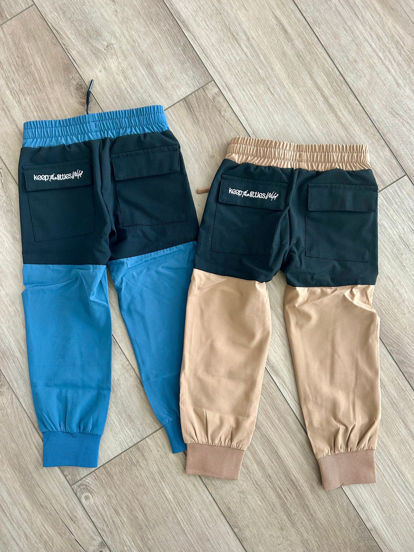 Children's Hiking pants- water resistant blue