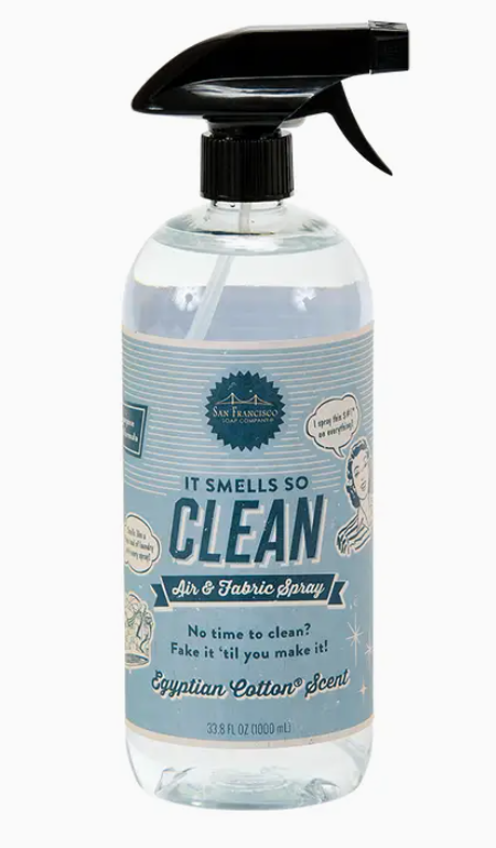33oz Egyptian Cotton Linen Spray by San Francisco Soap Company