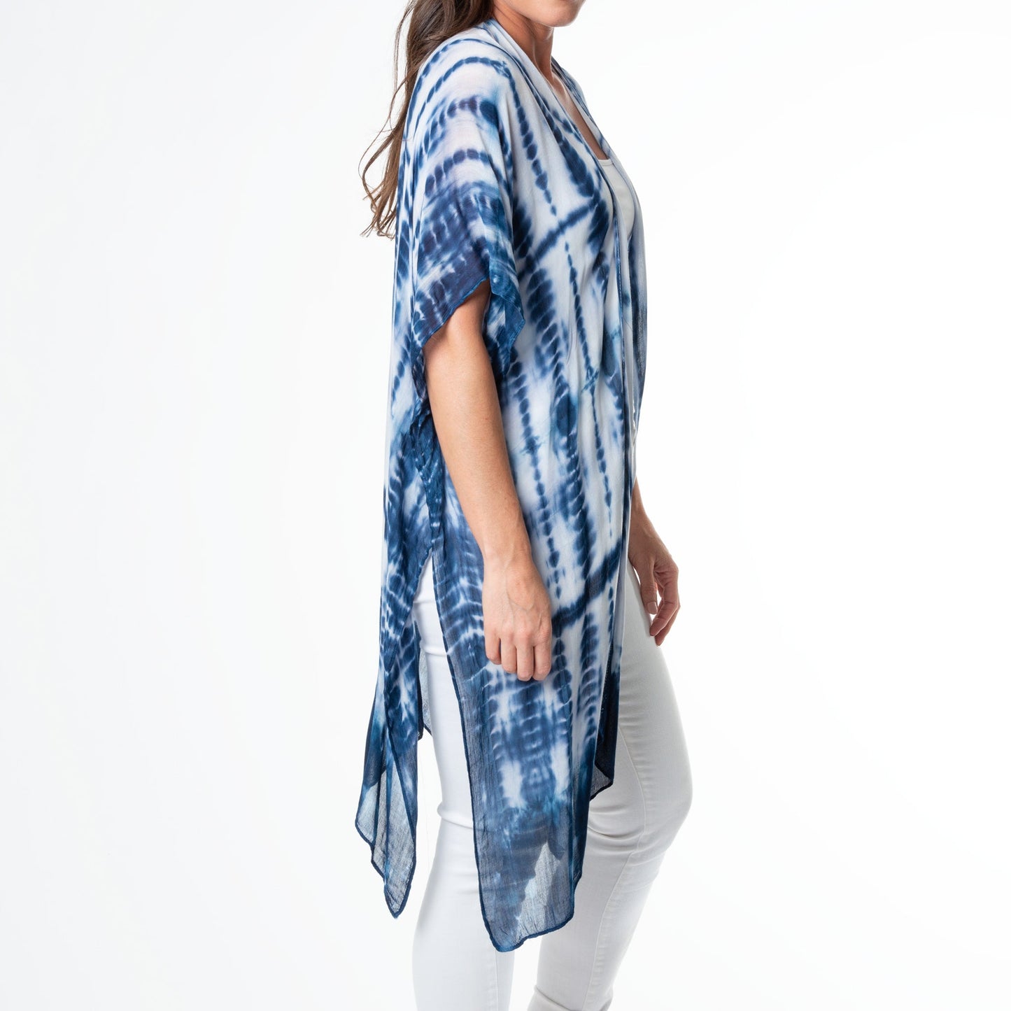 Kylah One Size Lightweight Ruana Swimsuit Cover Up