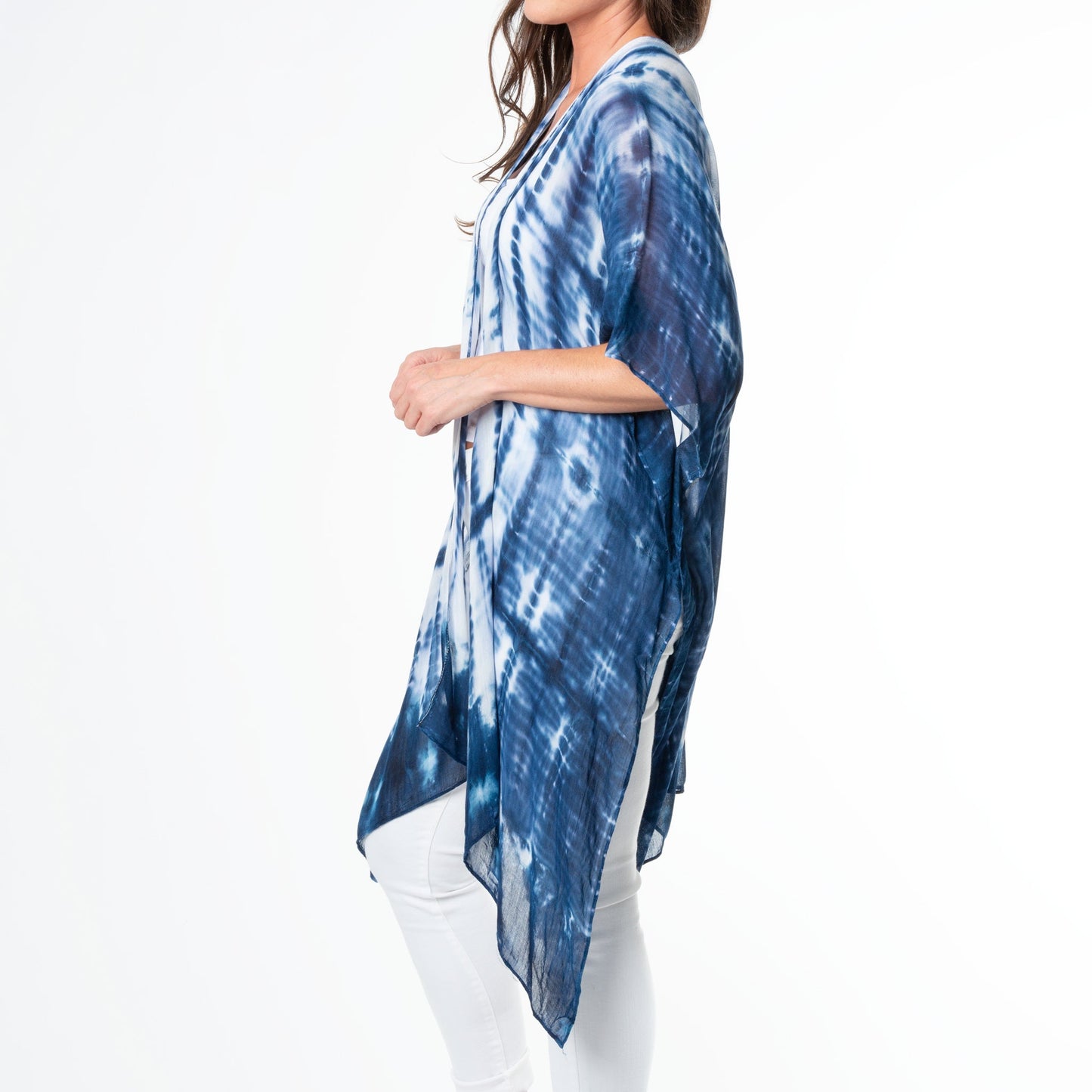 Kylah One Size Lightweight Ruana Swimsuit Cover Up