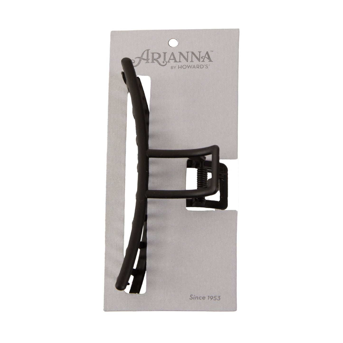 Curved Matte Metal Hair Claw Clip
