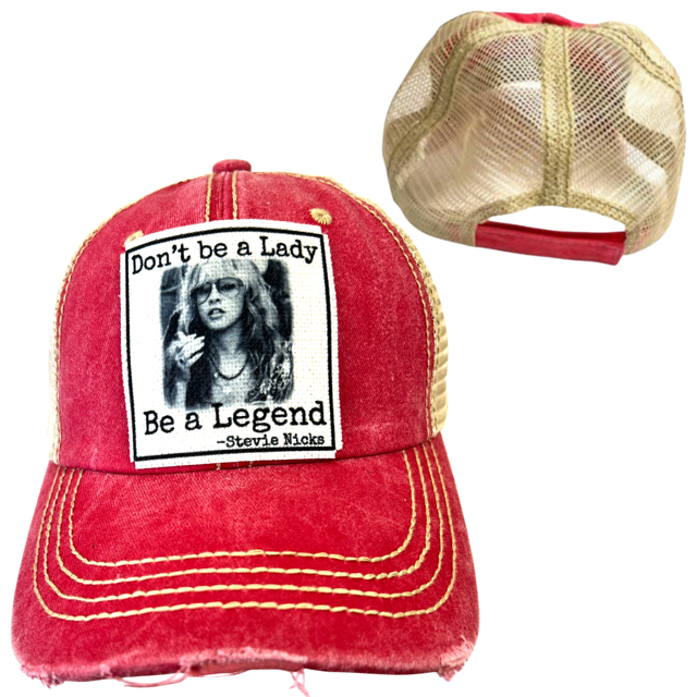 DON'T BE A LADY  | UNISEX HAT | DISTRESSED