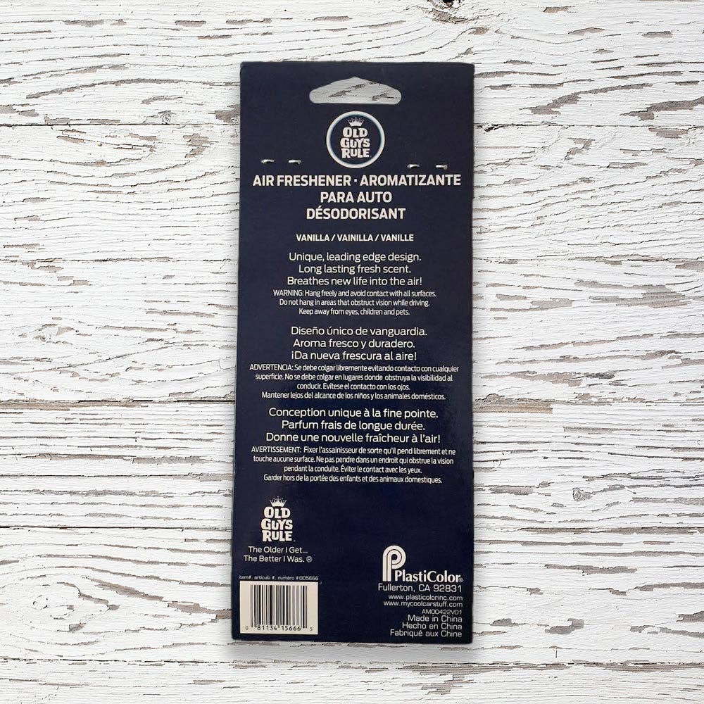 Old Guys Rule - Respect The Rust Air Fresheners (2-Pack)