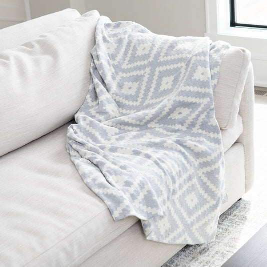 Auden 50x60" Recycled Cotton Decorative Throw Blanket