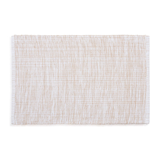 Tan Textured Woven Dining Room Table Placemat
