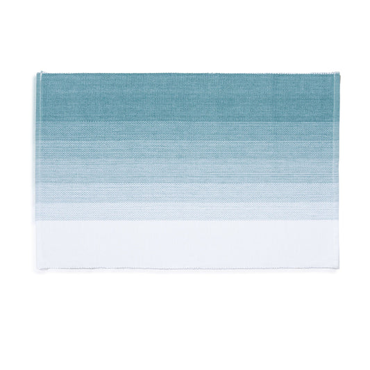 Teal Ombre Woven Dining Room Table Placemat