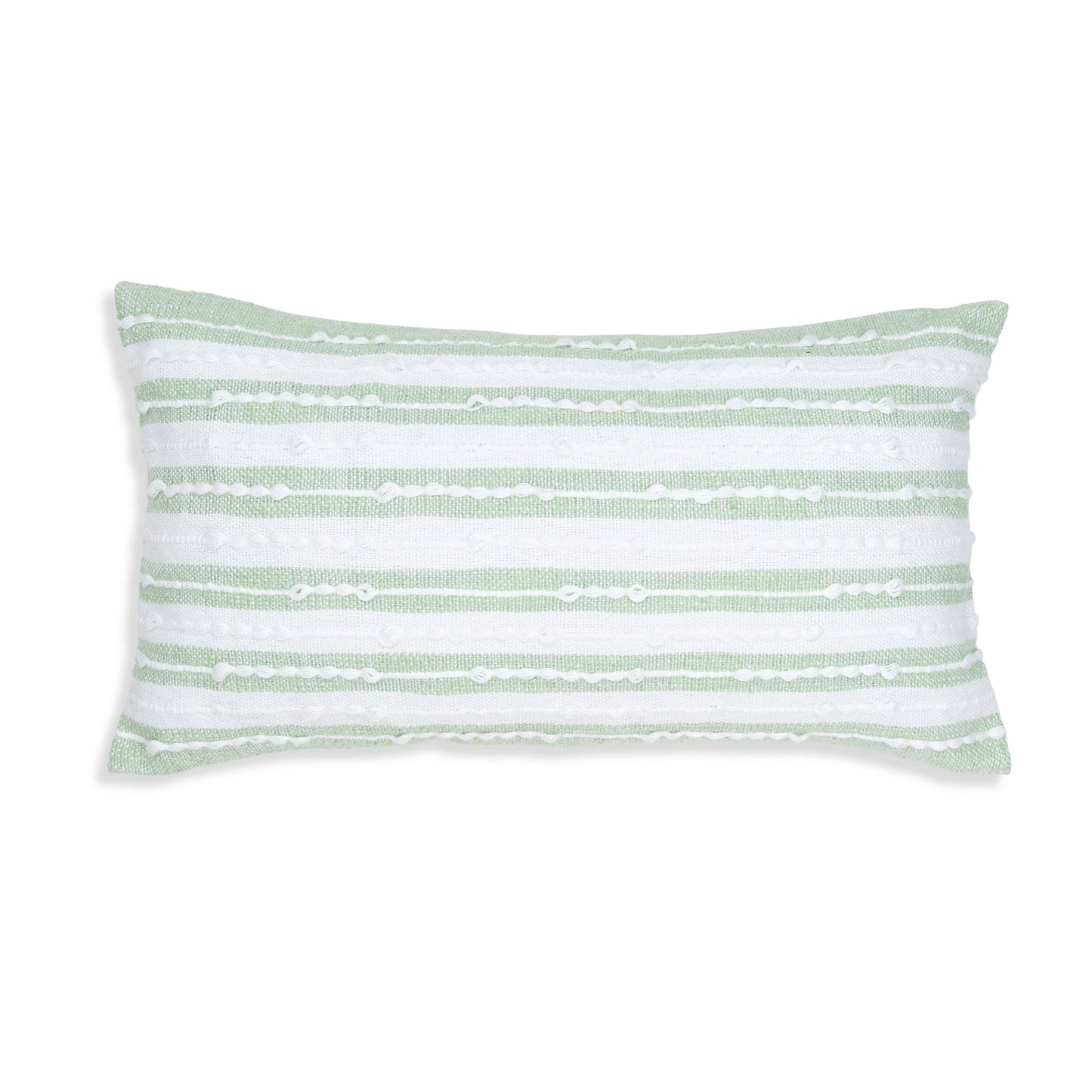 Romy 12X22" Handwoven Striped Indoor/Outdoor Throw Pillow