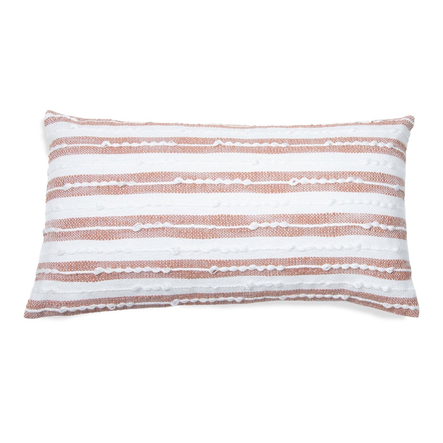 Romy 12X22" Handwoven Striped Indoor/Outdoor Throw Pillow