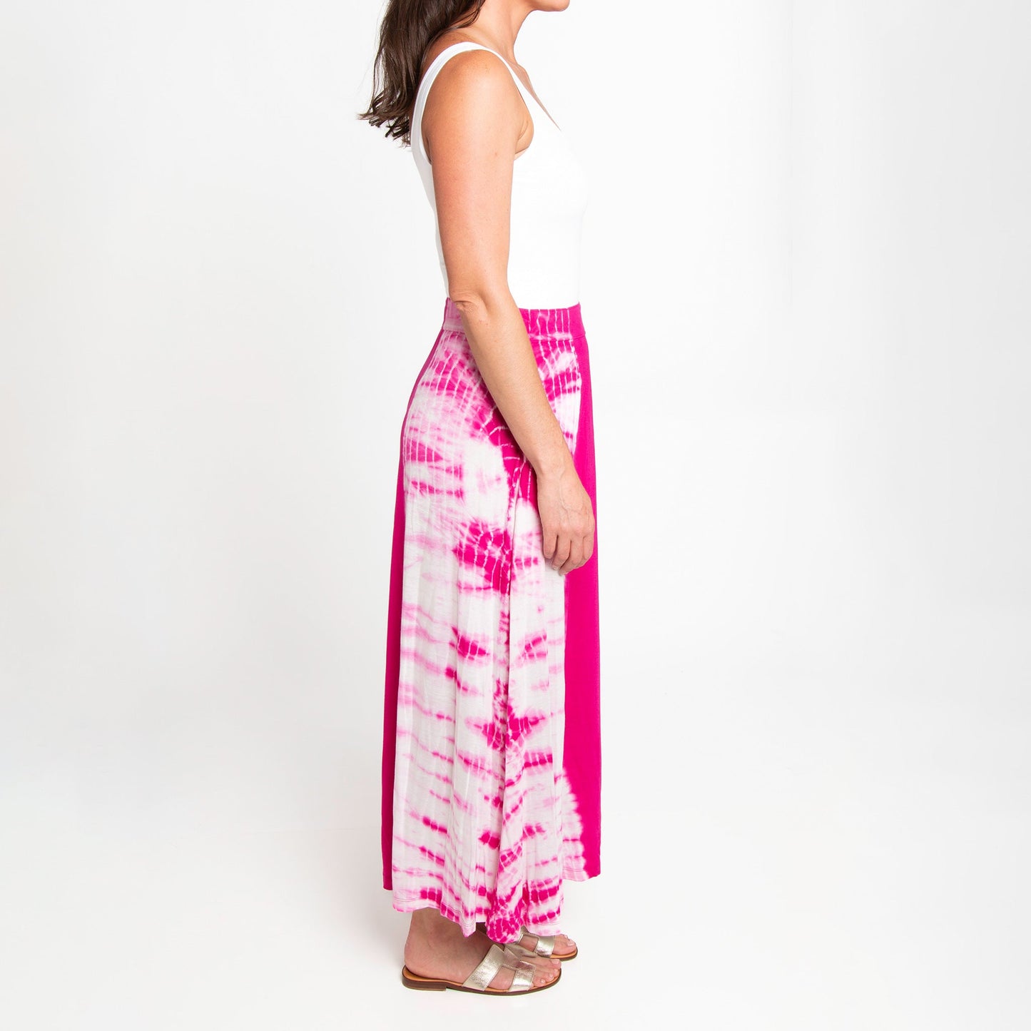 Akari Tie Dye Maxi Skirt with Pockets