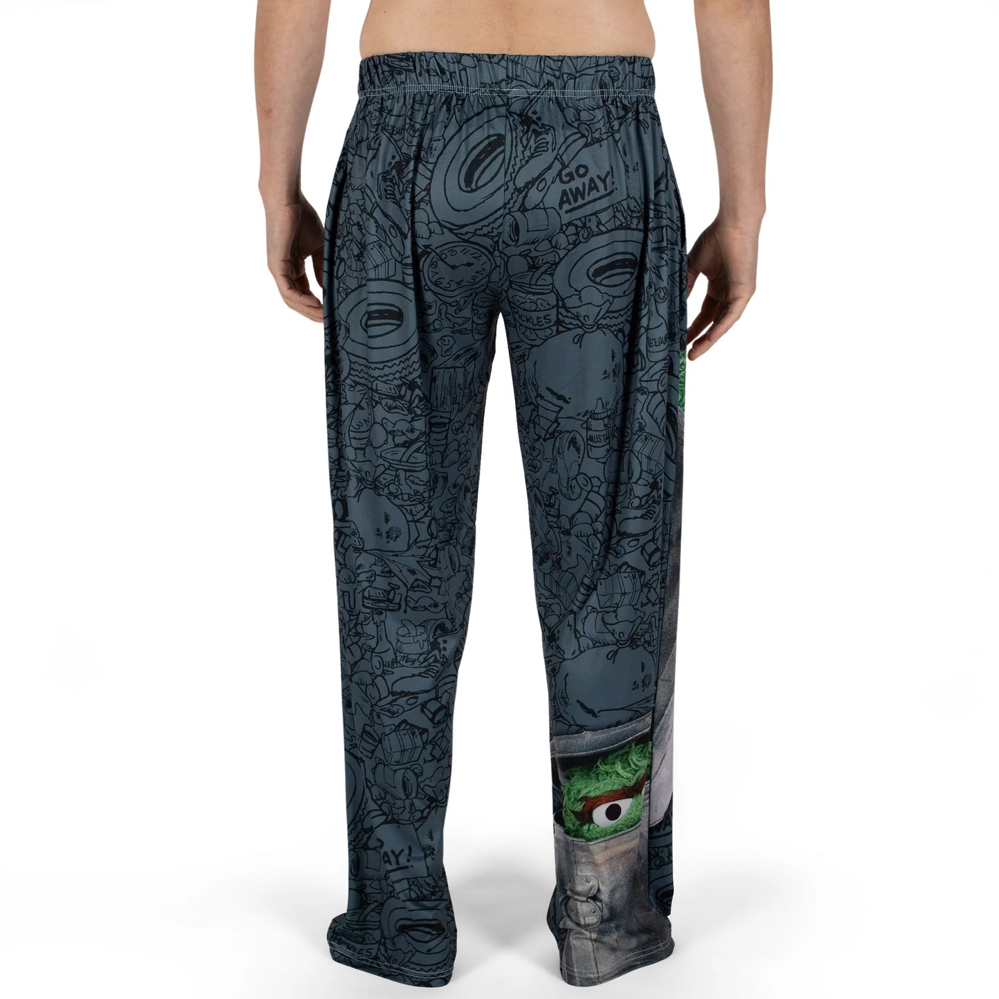 Sesame Street Grouchy Lounge Pants Brief Insanity Pajama Pant