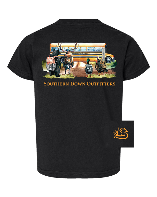 Kid Bus Toddler Southern Down Outfitters Short Sleeve Tee