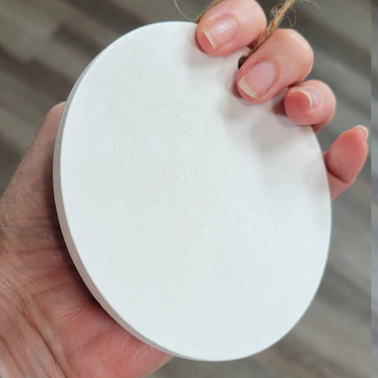 Buggs Island Lake / DoodleBugsonthelake Circle Shaped Wood Ornament