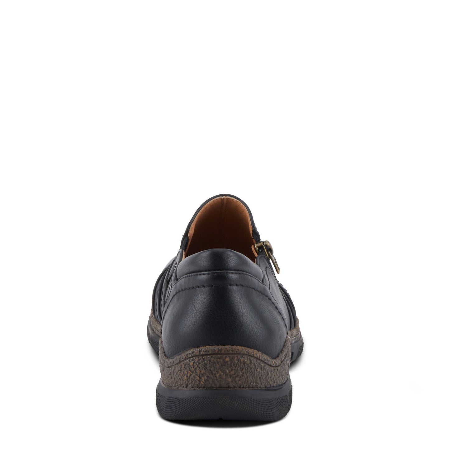 Rigny Black Slip On Wedge Shoe by PATRIZIA