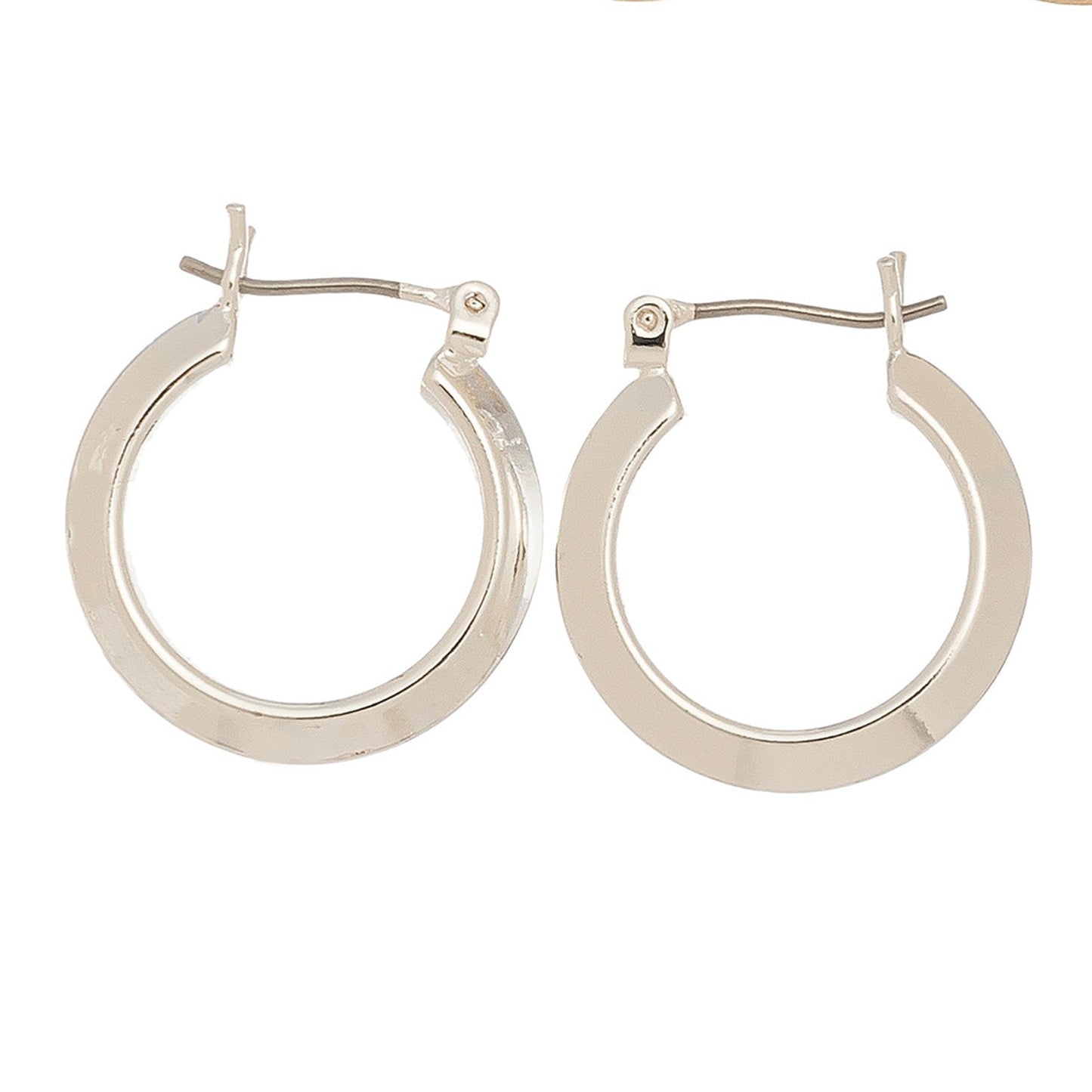 Edge Hoop Earrings